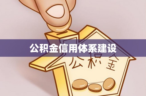 海端公积金信用体系建设