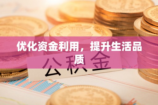 海端优化资金利用，提升生活品质