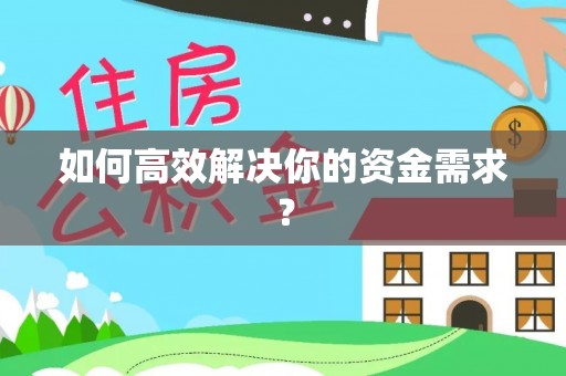 海端如何高效解决你的资金需求？