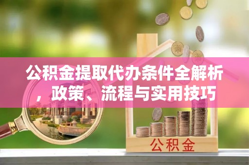 海端公积金提取代办条件全解析，政策、流程与实用技巧