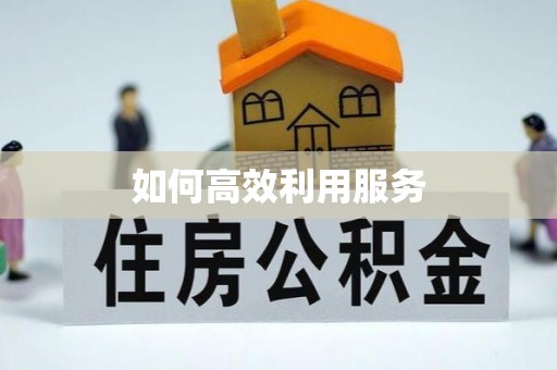 海端如何高效利用服务