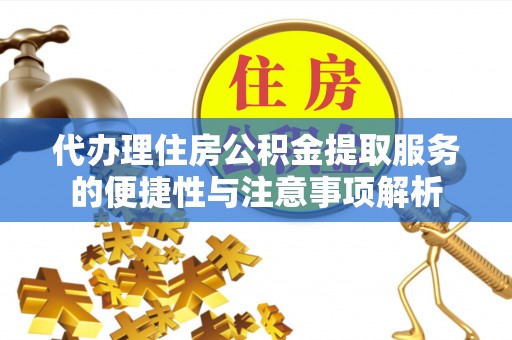 海端代办理住房公积金提取服务的便捷性与注意事项解析
