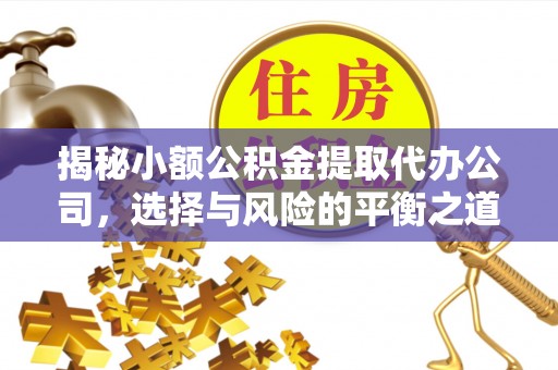海端揭秘小额公积金提取代办公司，选择与风险的平衡之道