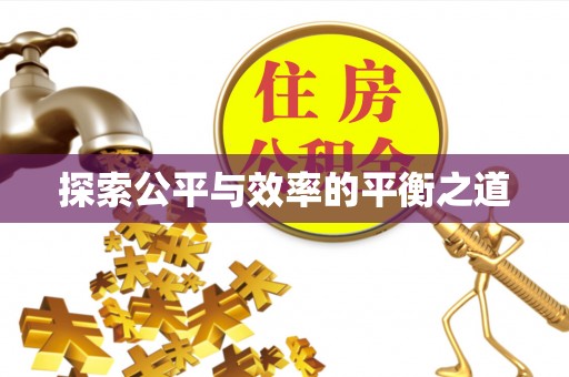 海端探索公平与效率的平衡之道