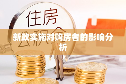 海端新政实施对购房者的影响分析
