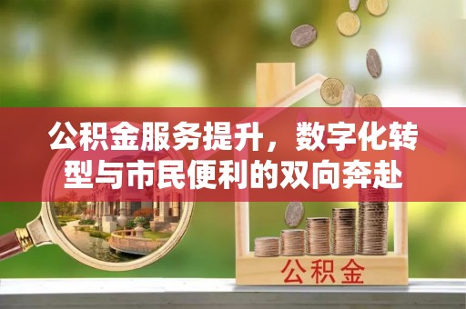 海端公积金服务提升，数字化转型与市民便利的双向奔赴