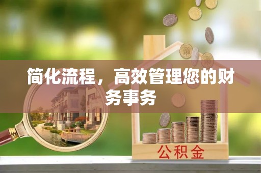 海端简化流程，高效管理您的财务事务